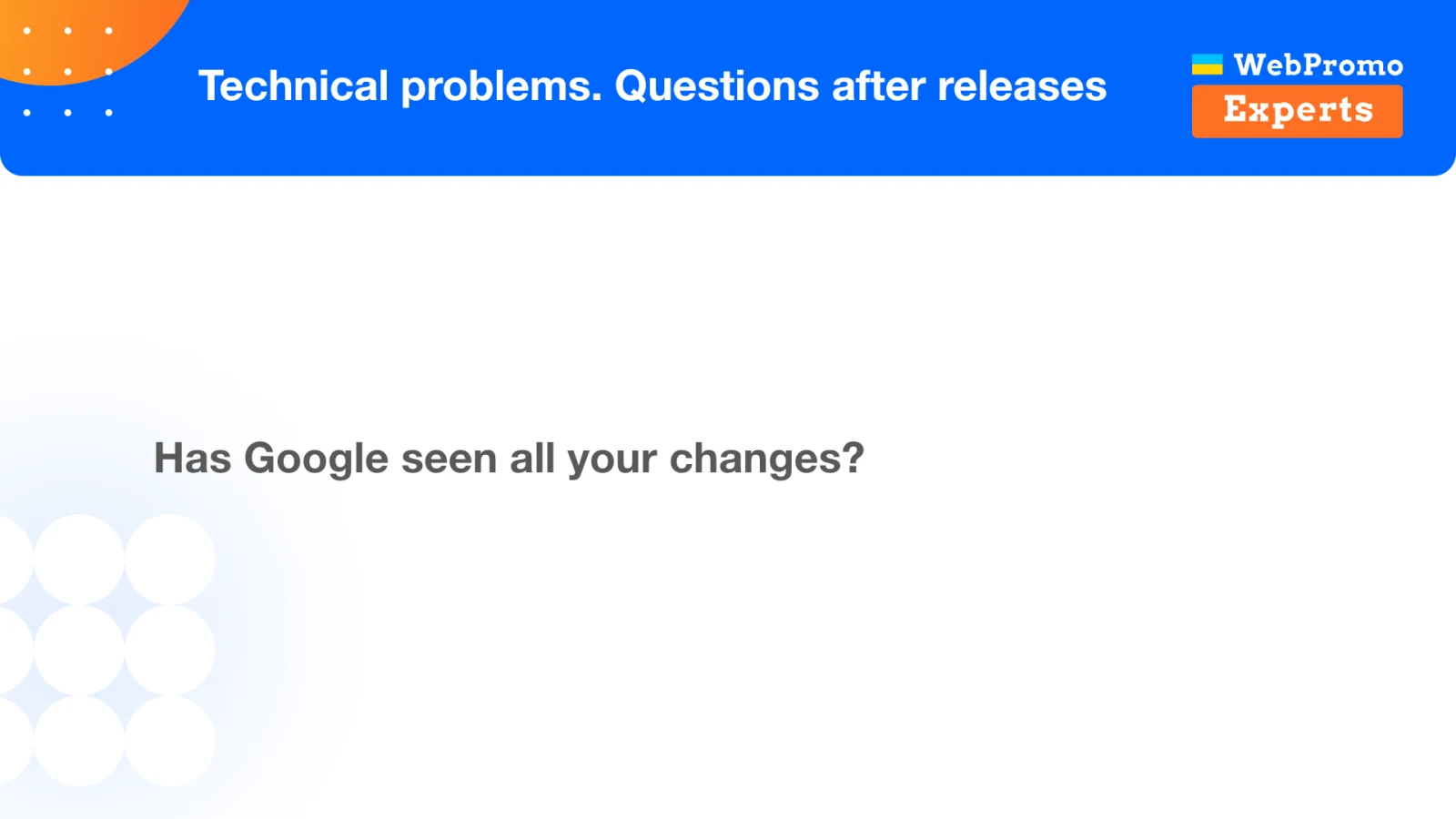 The release-validation question: has Google actually crawled every important change?