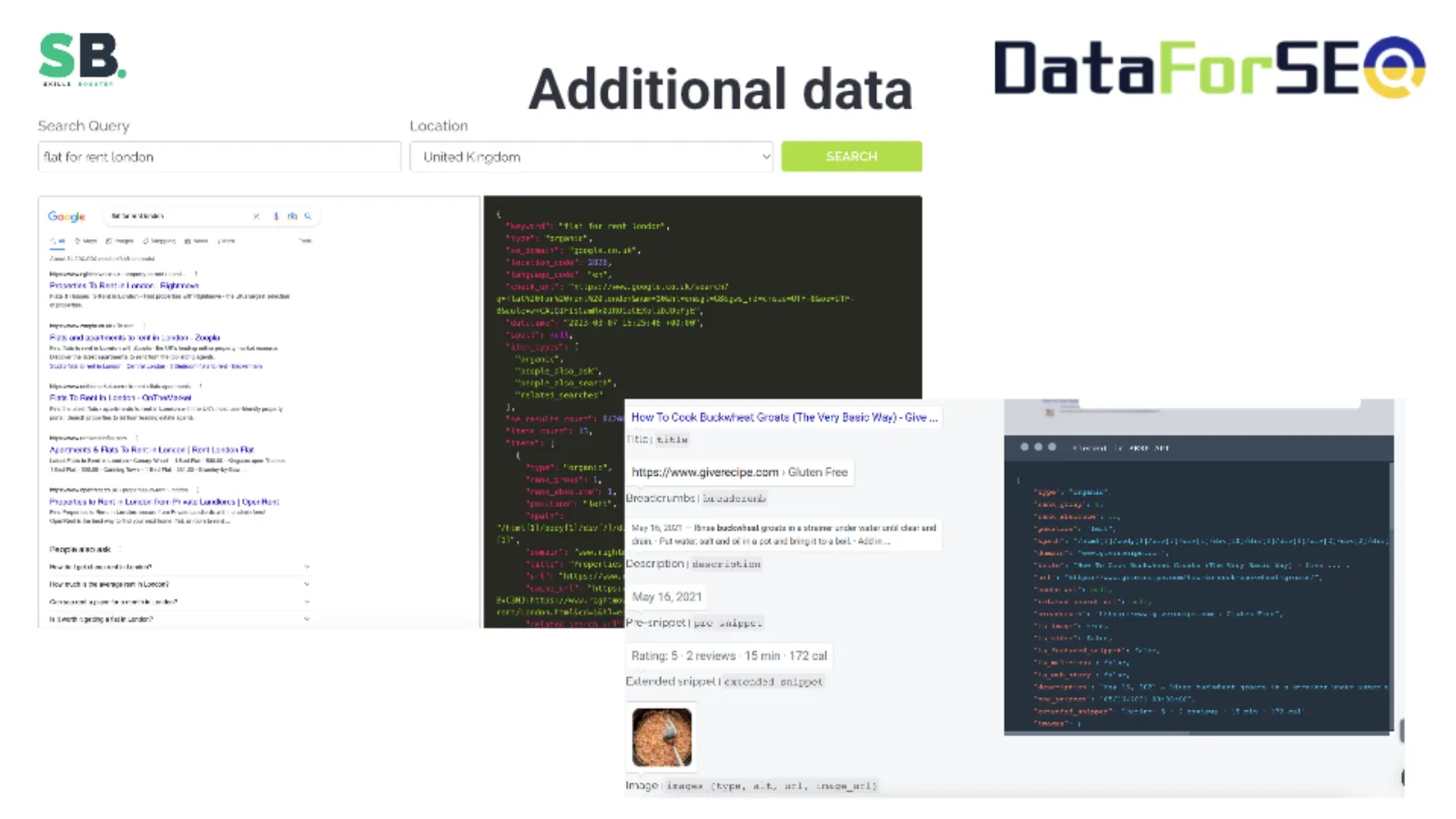Additional SERP and competitor data collected through an external provider.