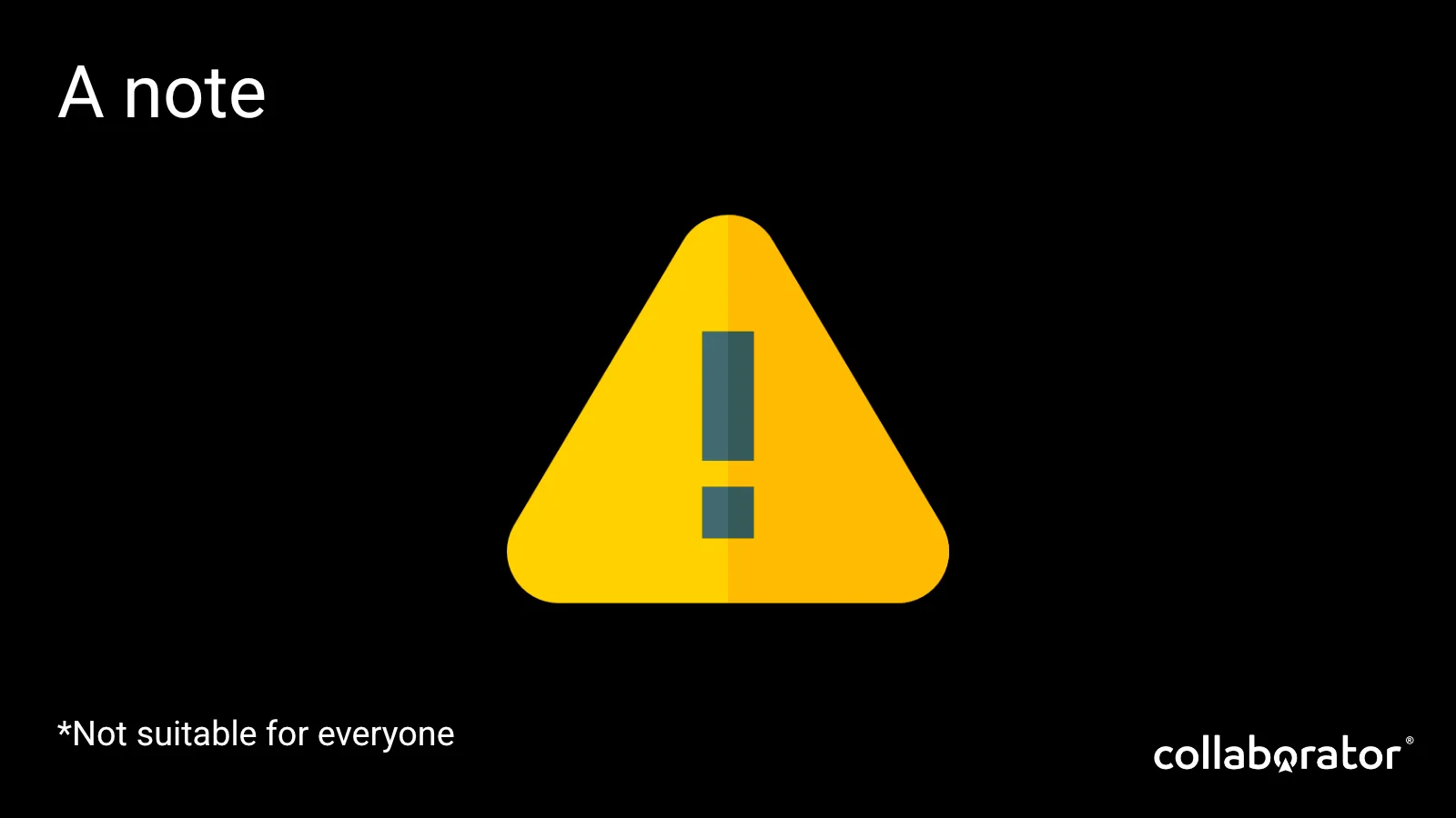 A warning that large-scale methods do not fit every site.