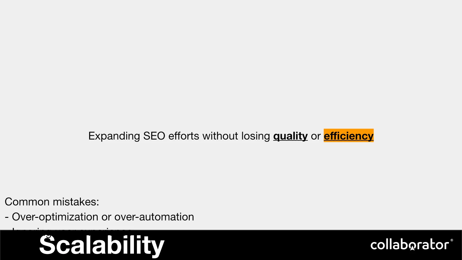 The risk of over-automation, over-optimization, and ignored user experience.