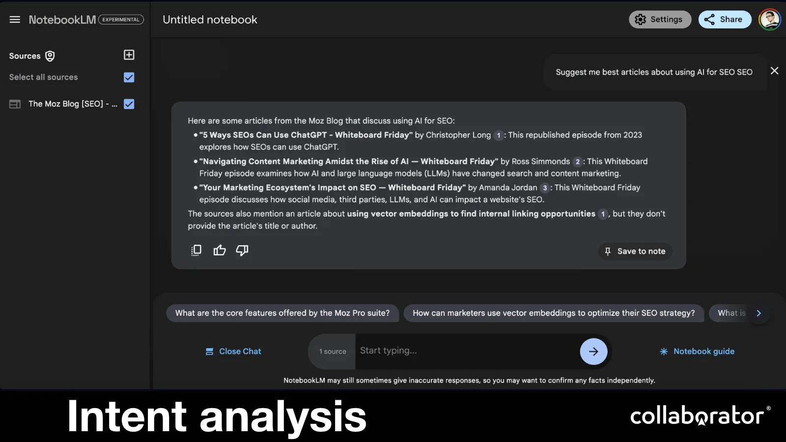 An AI-assisted competitor-page analysis.